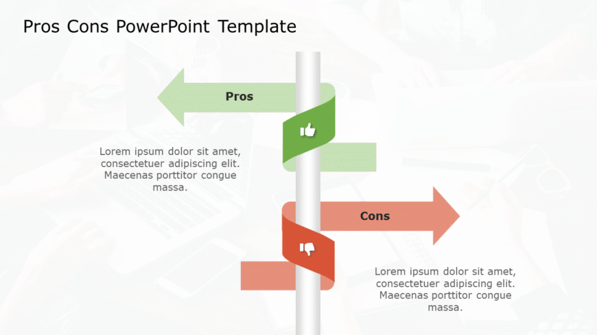 Pros Cons 157 PowerPoint Template