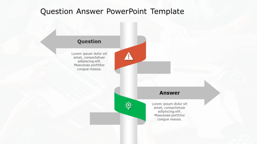 Question Answer 160 PowerPoint Template