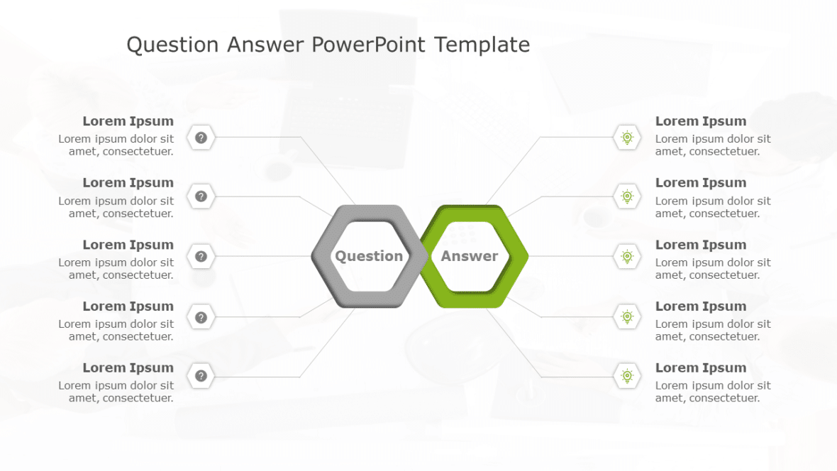 Question & Answer PowerPoint Template | SlideUpLift - Page 2