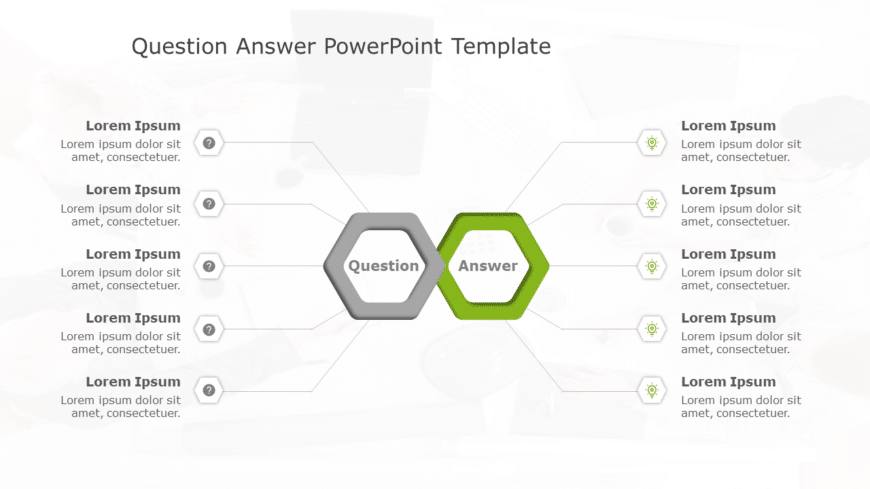 Question Answer 161 PowerPoint Template