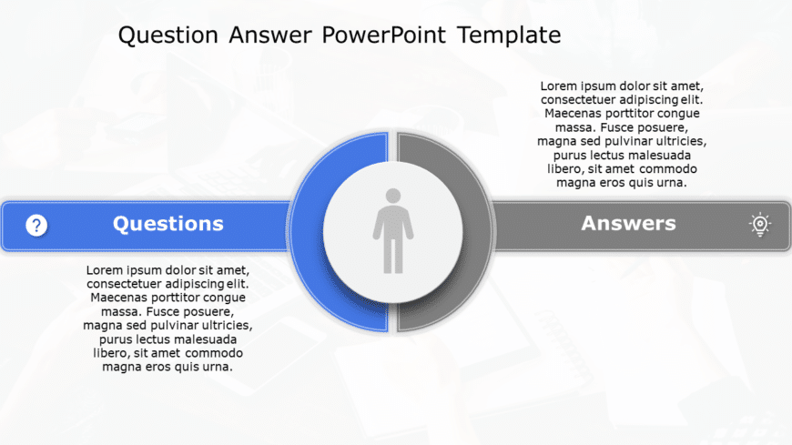 Question Answer 164 PowerPoint Template