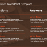 Question Answer 167 PowerPoint Template & Google Slides Theme