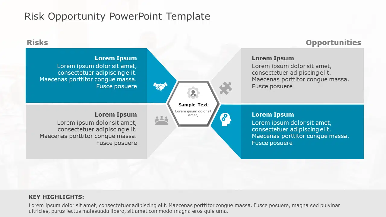 Risk Opportunity 173 PowerPoint Template & Google Slides Theme