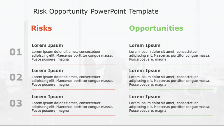 Risk Opportunity 175 PowerPoint Template & Google Slides Theme