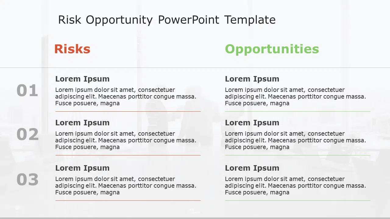 Risk Opportunity 175 PowerPoint Template & Google Slides Theme