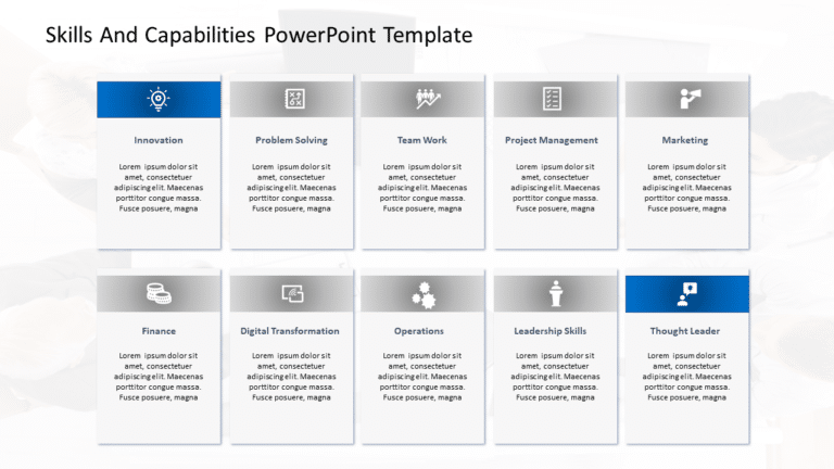 Skills and Capabilities PowerPoint Template & Google Slides Theme