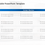 Strategy Map Table PowerPoint Template & Google Slides Theme