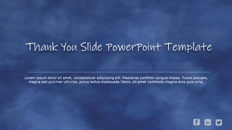 Thank You Slide 02 PowerPoint Template & Google Slides Theme