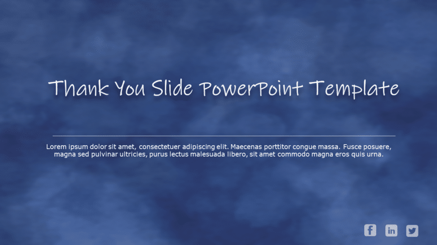 Thank You Slide 02 PowerPoint Template