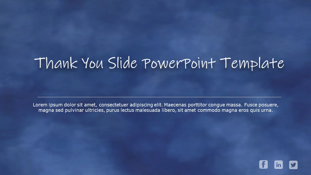 Thank You Slide 02 PowerPoint Template & Google Slides Theme