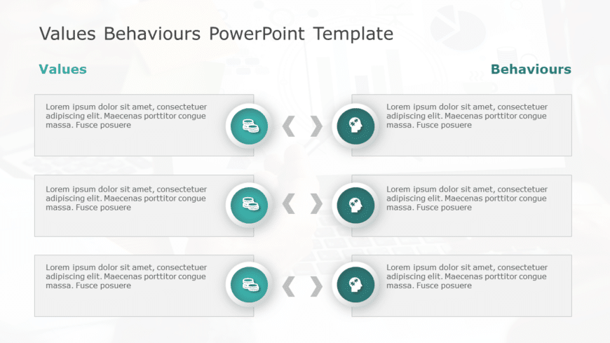 Values Behaviours 185 PowerPoint Template