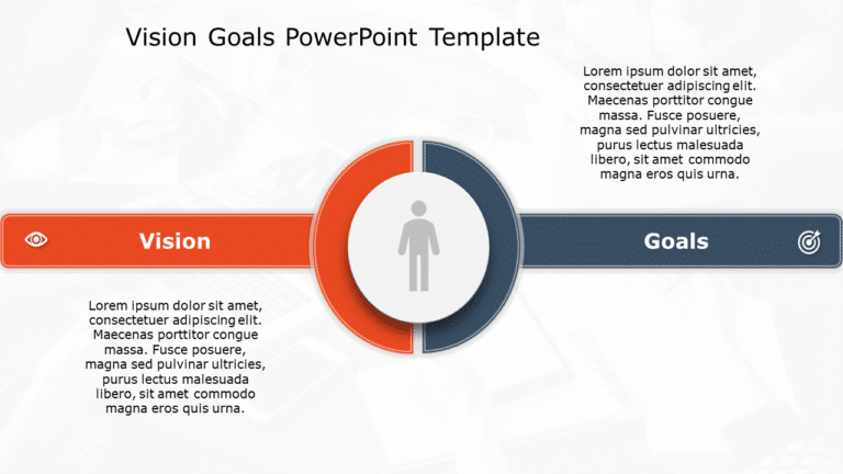 Vision Goals 189 PowerPoint Template & Google Slides Theme