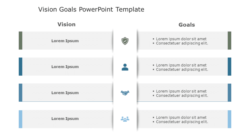 Vision Goals 193 PowerPoint Template