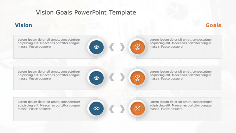 Vision Goals 194 PowerPoint Template & Google Slides Theme
