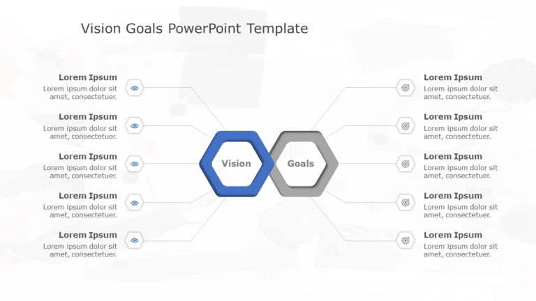 Vision Goals 195 PowerPoint Template & Google Slides Theme