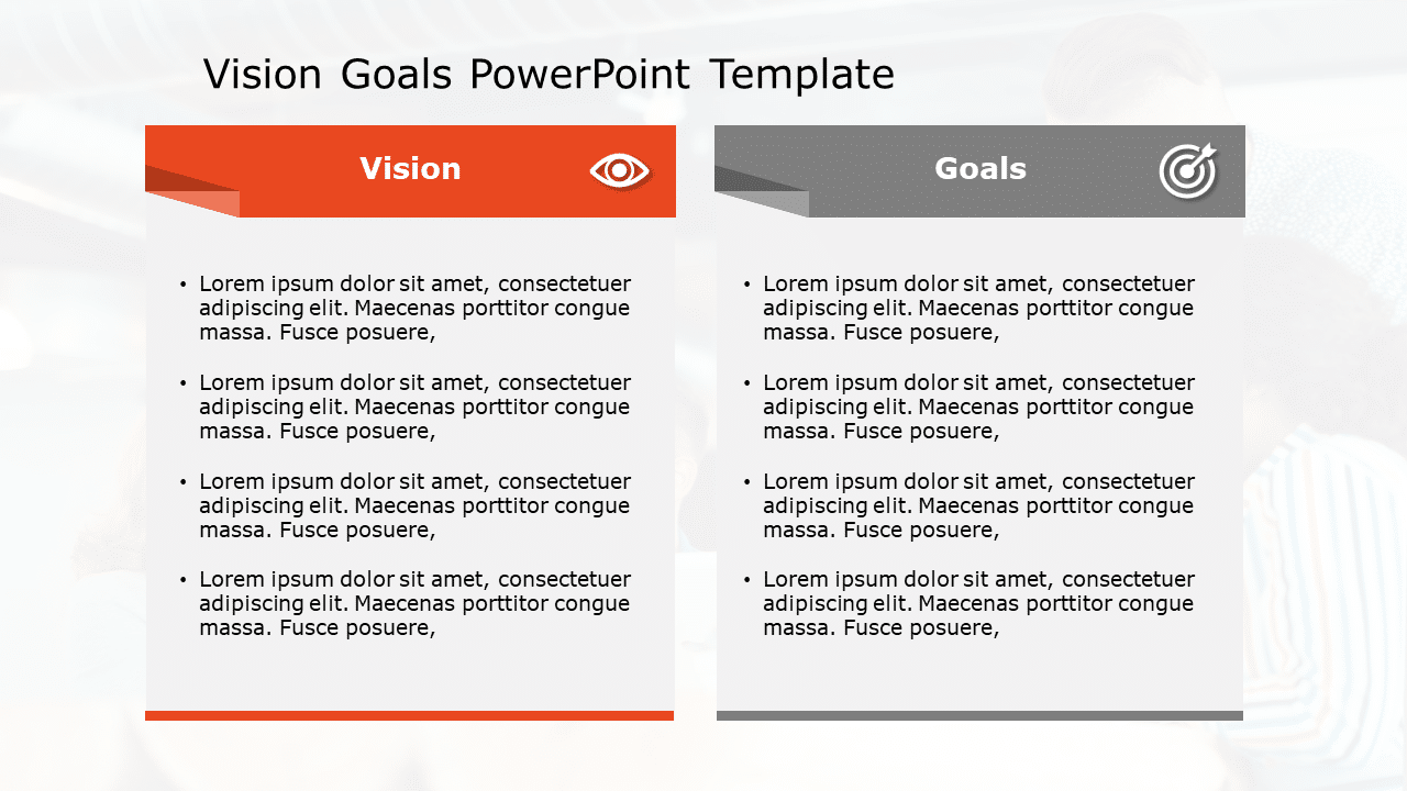 Vision Goals 196 PowerPoint Template & Google Slides Theme