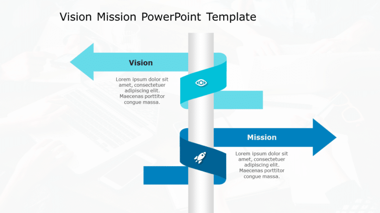 Vision Mission 197 PowerPoint Template & Google Slides Theme