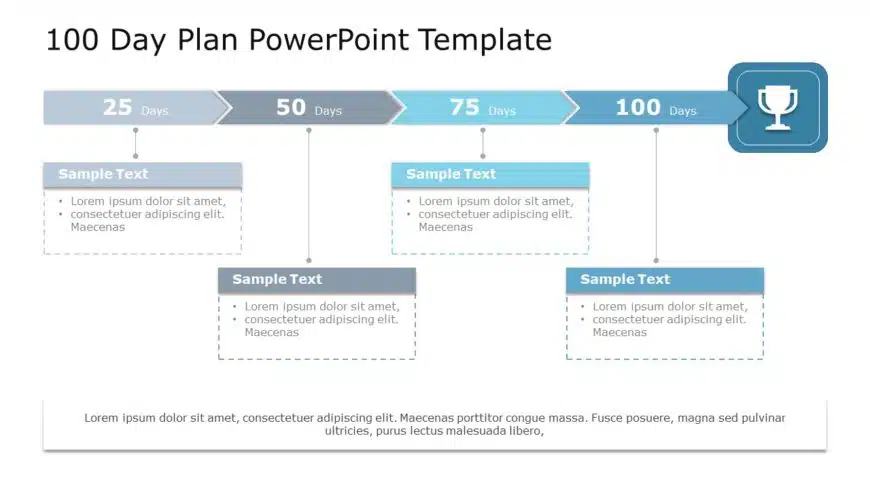 100 Day Plan 05 PowerPoint Template