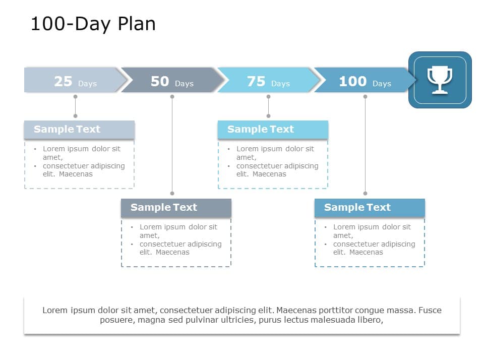 100 Day Plan 05 PowerPoint Template