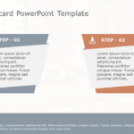 2 Steps Placard PowerPoint Template & Google Slides Theme