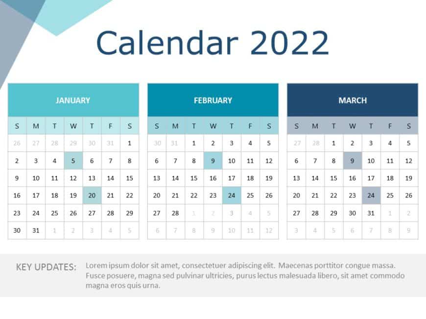 2022 Powerpoint Calendar Template 05 Powerpoint Calen 4230