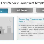 30 60 90 day plan for interview PowerPoint Template 03 & Google Slides Theme