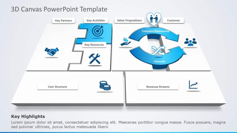 3D Canvas 02 PowerPoint Template & Google Slides Theme