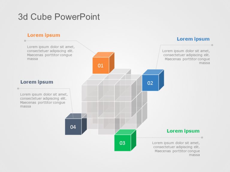 3D Highlights PowerPoint Template & Google Slides Theme