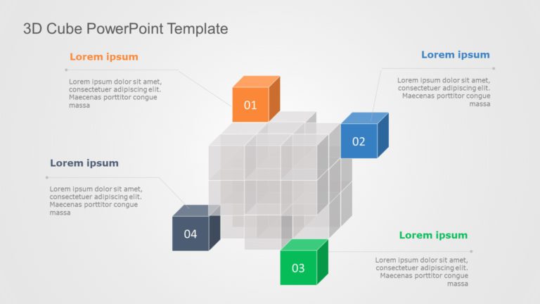 3D Highlights PowerPoint Template & Google Slides Theme