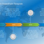 4 Year Timeline PowerPoint Template & Google Slides Theme