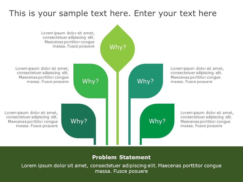 5 Whys 01 PowerPoint Template