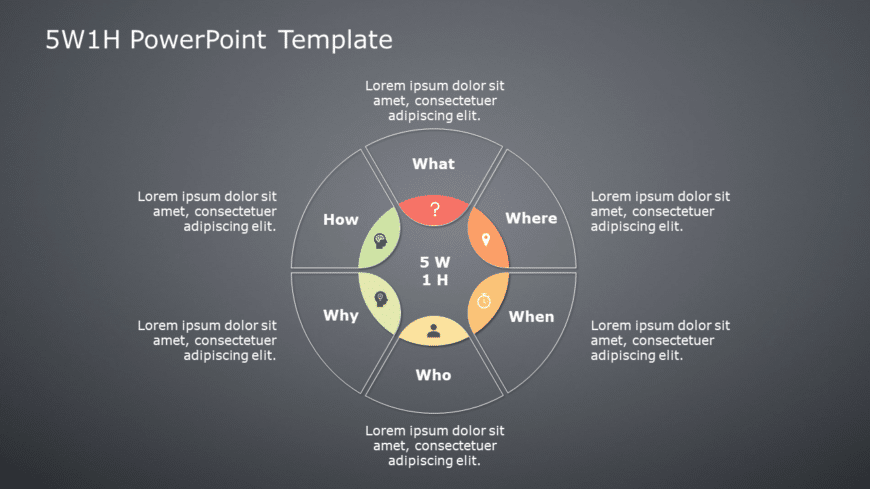 5W1H 02 PowerPoint Template