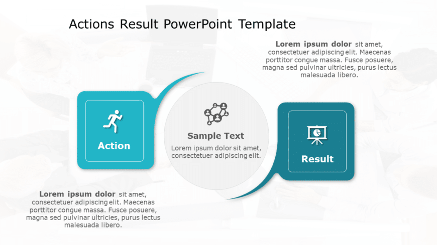 Actions Result 150 PowerPoint Template