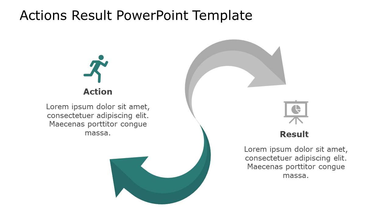 Actions Result 67 PowerPoint Template & Google Slides Theme