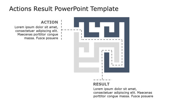 Actions Result 9 PowerPoint Template & Google Slides Theme