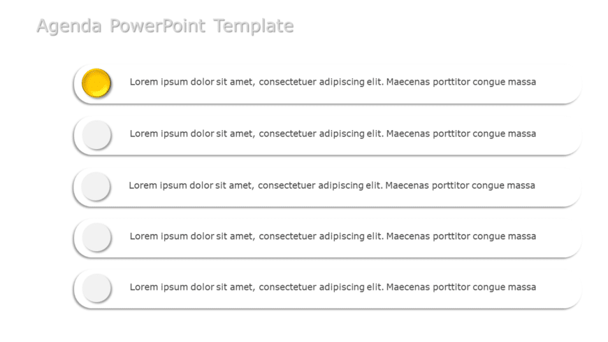 Agenda PPT Template 14