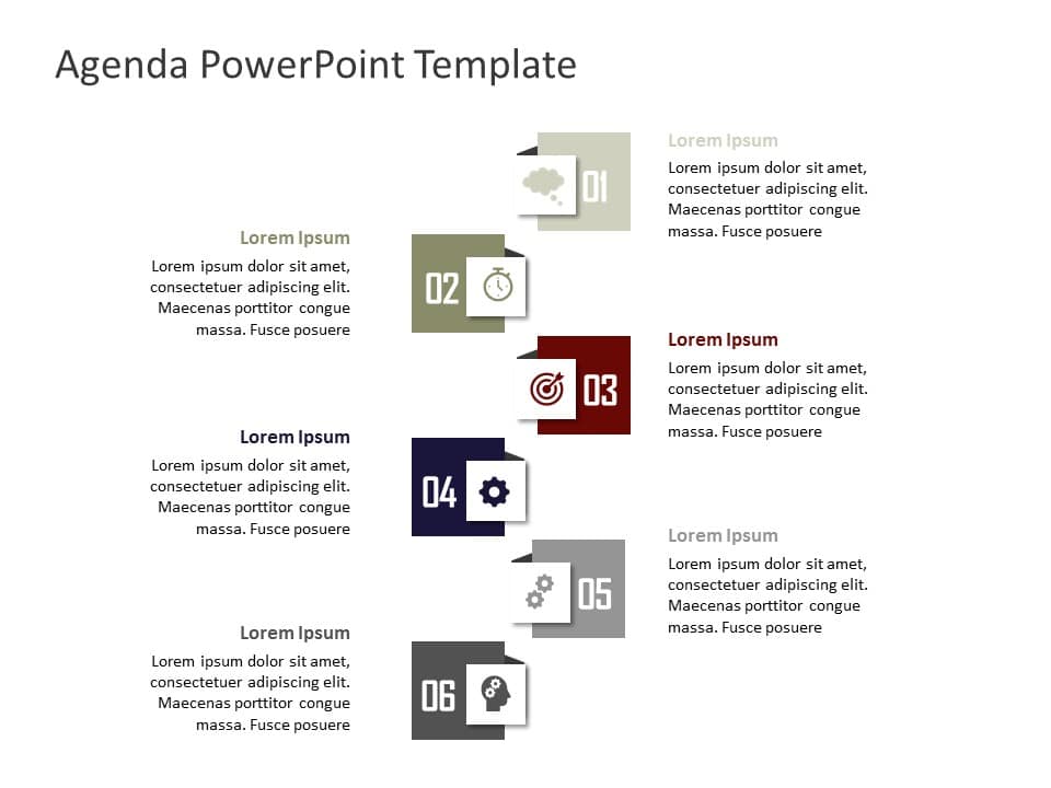 Animated Agenda 27 PowerPoint Template