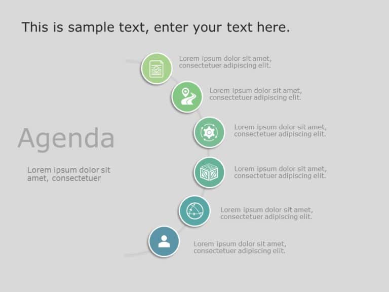 Animated Agenda PowerPoint Template 01 & Google Slides Theme