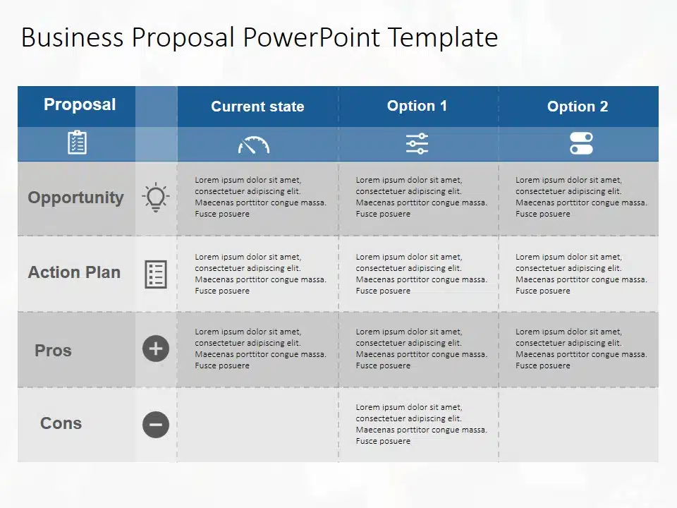 Animated Business Proposal PowerPoint Template & Google Slides Theme