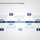 Animated Business Review Timeline PowerPoint Template