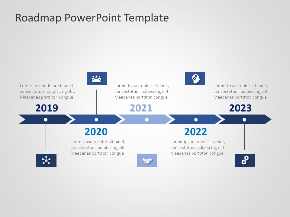 Animated Business Roadmap 26 PowerPoint Template & Google Slides Theme
