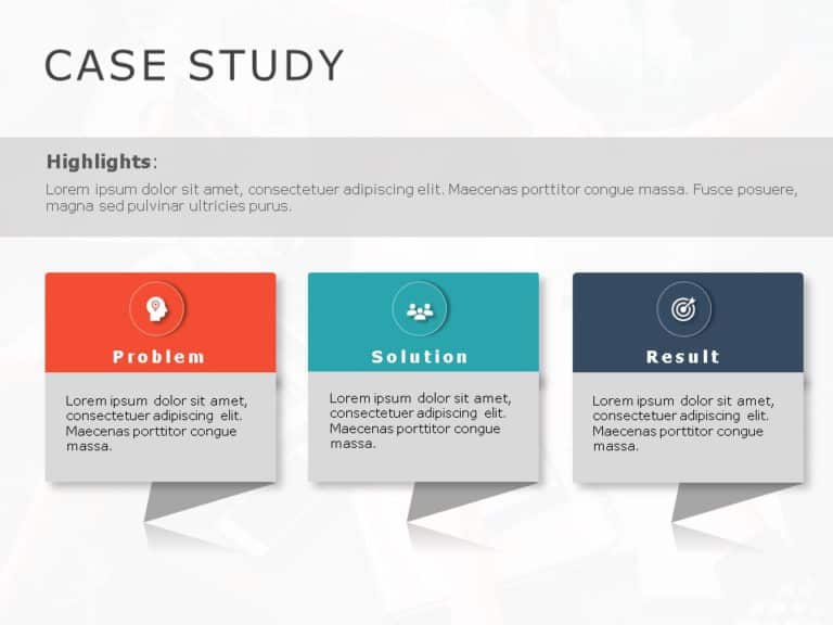 Animated Case Study 18 PowerPoint Template