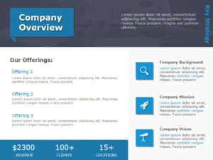 Animated Company Overview PowerPoint Template 5