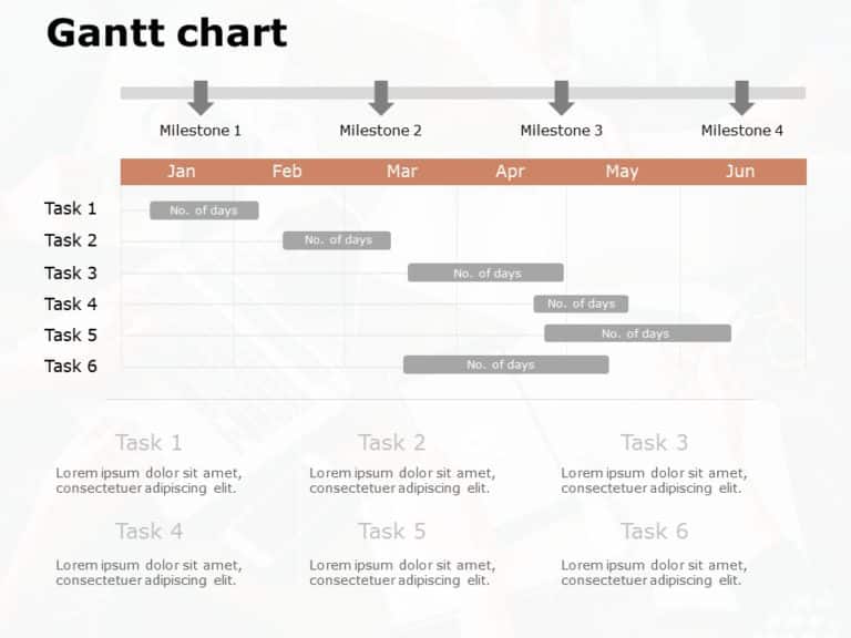 Animated Gantt Chart 11 PowerPoint Template & Google Slides Theme