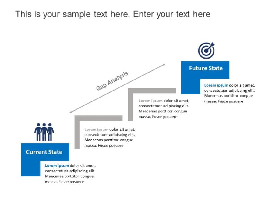 Animated Gap Analysis 3 PowerPoint Template