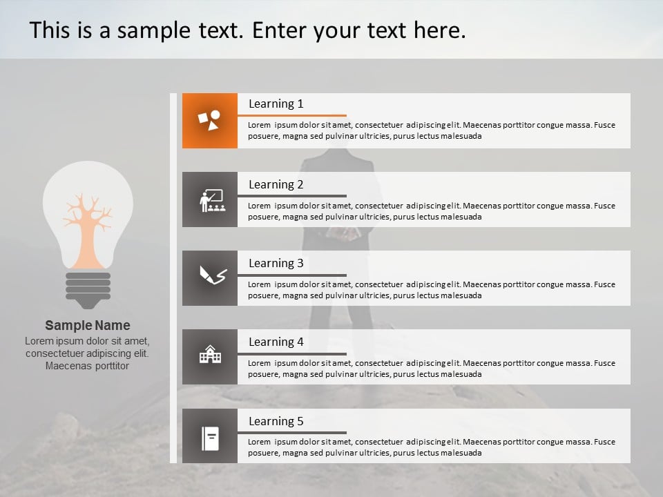 Animated Lessons Learned List PowerPoint Template SlideUpLift