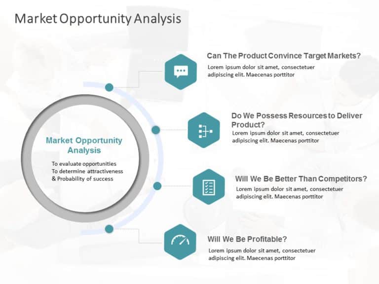 Animated Market Opportunity Analysis PowerPoint Template