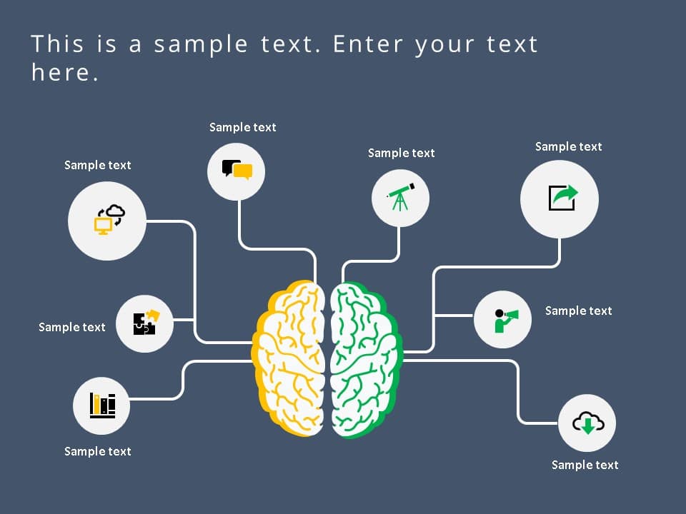Animated Mind Map PowerPoint Template & Google Slides Theme
