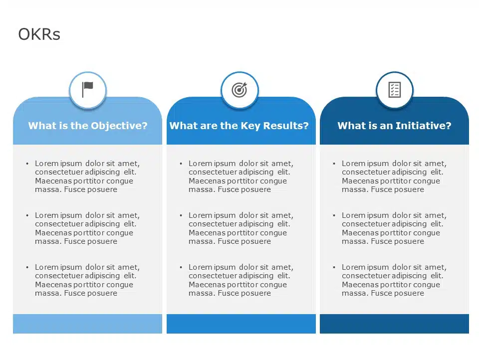 Animated OKR 01 PowerPoint Template & Google Slides Theme