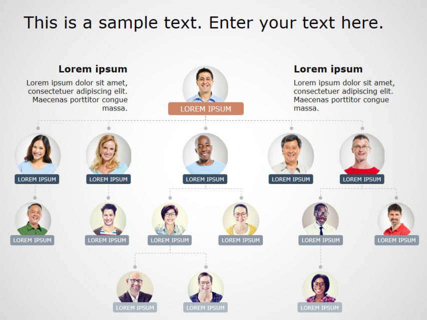 organization chart 11 PowerPoint Template | SlideUpLift